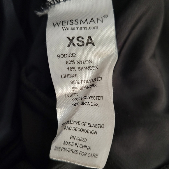 Weissman Exotic Animal Zip-Front Unitard XS Adult - Picture 7 of 8